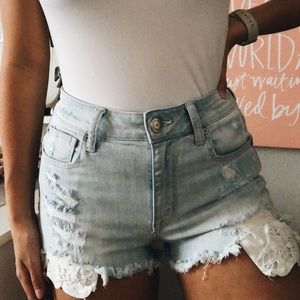 Light Wash Denim American Eagle Shorts